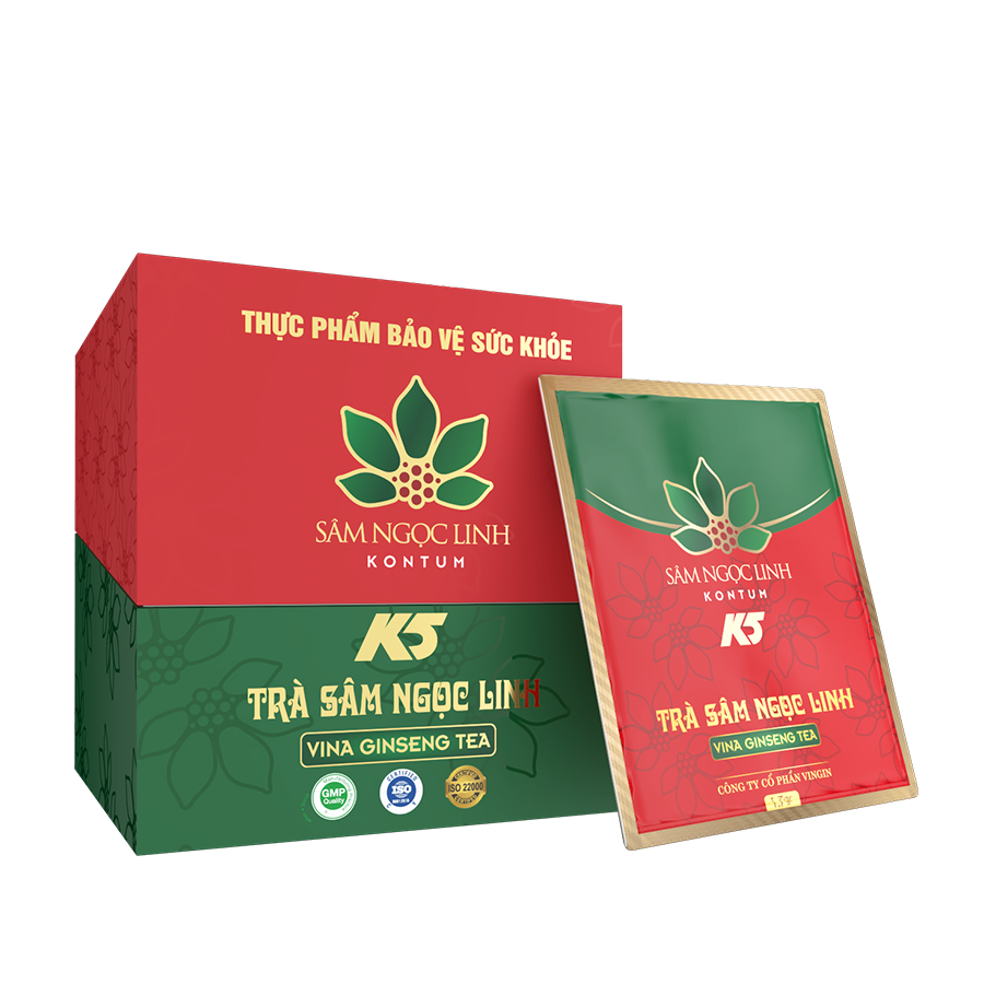 TPBVSK K5 Trà Sâm Ngọc Linh (hộp 15 gói)