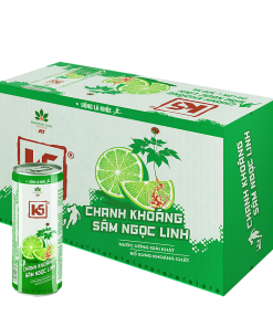 [Thùng/24 lon] Thực Phẩm Bổ Sung K5 Chanh Khoáng Sâm Ngọc Linh